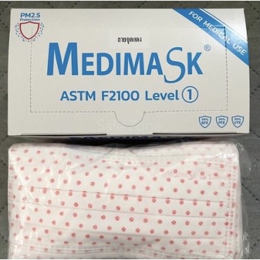 หน้ากากอนามัยลายจุดส...