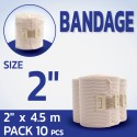 Elastic Bandage ผ้ายืดพันเคล็ด 2นิ้ว ยาว4.5เมตร  (12ชิ้น/แพ็ค)